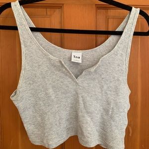 TNA Rayna Thermal Top in Heather Grey (L)